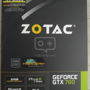 zotac 지포스760 풀박스 (10만) 판매합니