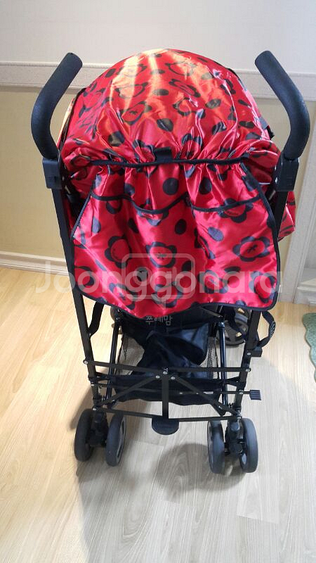 delly&belly 휴대용 유모차&커버--5