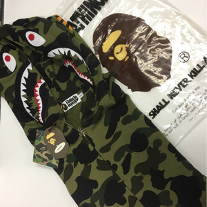 [BAPE]베이프 샤크 집업후드 XXL