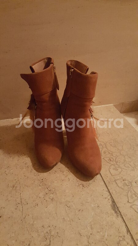 스웨이드앵클부츠--2