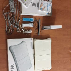 닌텐도 wii 2인세트+wii Fit+wii sp