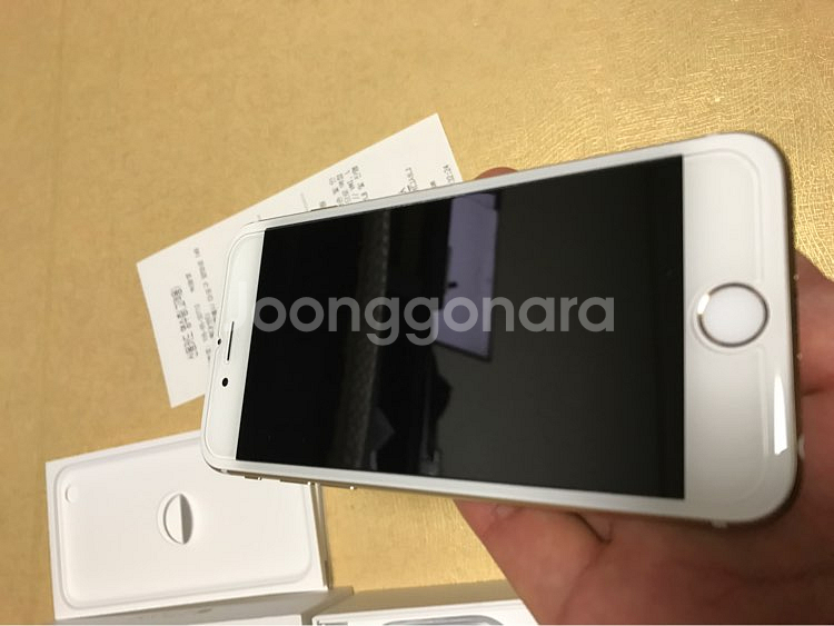 아이폰6 공기계 64G 골드 리퍼 후 박스봉인--1