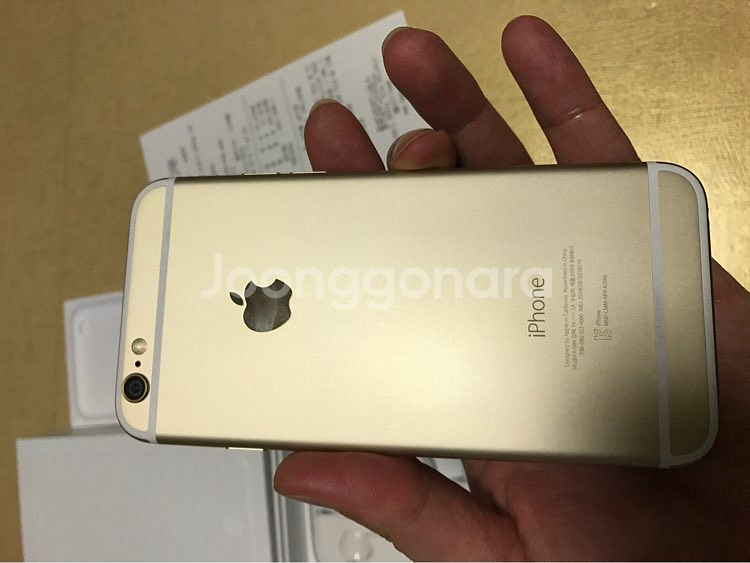 아이폰6 공기계 64G 골드 리퍼 후 박스봉인--2