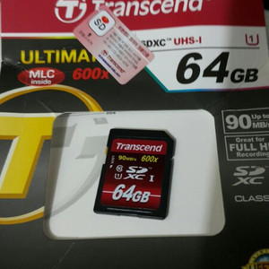 트랜센드 SDXC 64GB UHS-1 CLASS1