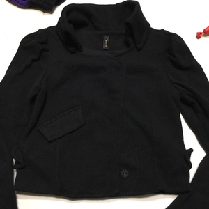 블랙 니트 가디건