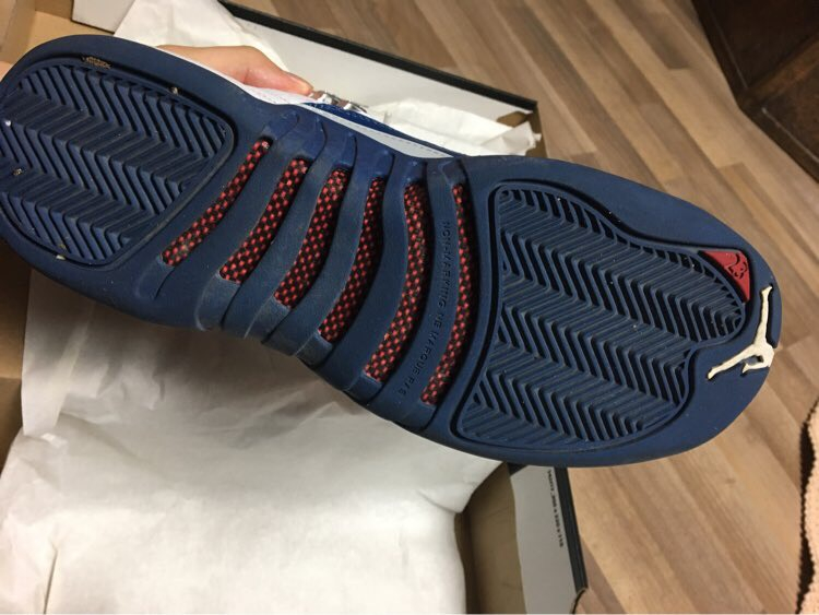 조던 12 프렌치블루 235 팝니다--6