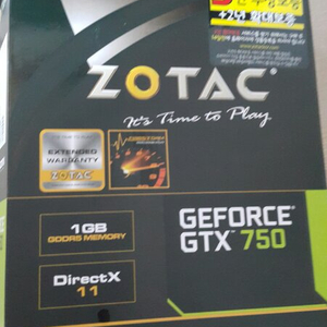 조탁 GTX 750그래픽카드 1G팝니다