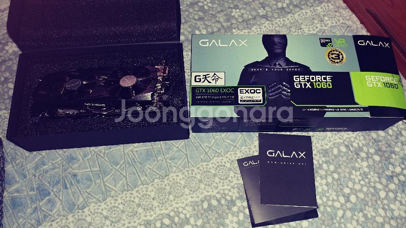 갤럭시 GTX1060 6기가 지천명 S급 팝니다.--0