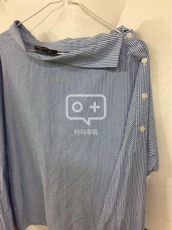 거의새것-55%할인 자라 zara 오픈숄더 셔츠--4