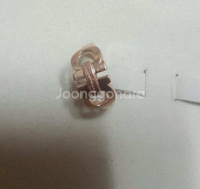 14k 핑크 페라가모 반지--1