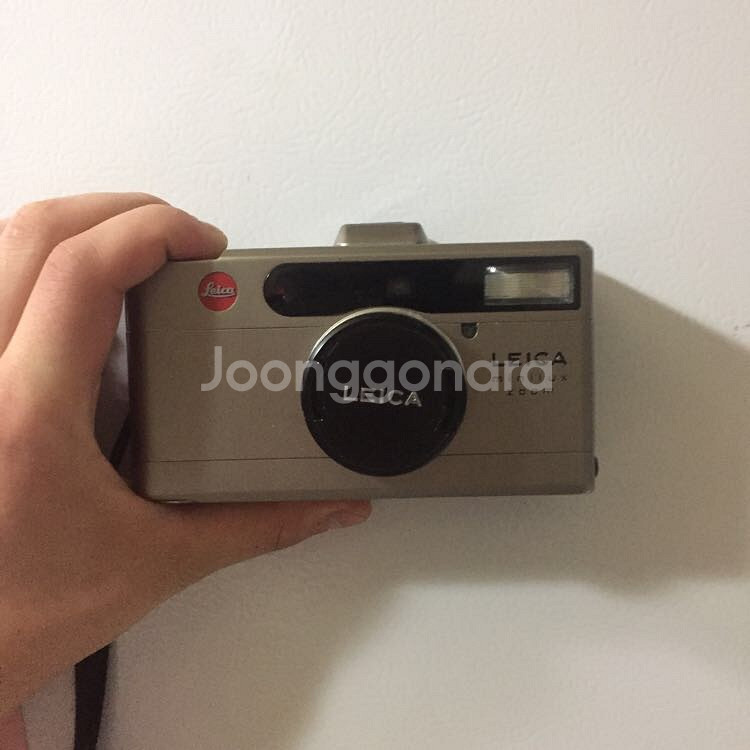 라이카 미니룩스 줌 상태 최강 박스풀 가죽케이스--0