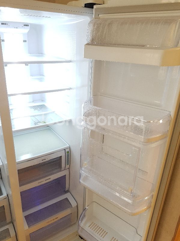 최고급형 지펠 740L 화이트 양문형냉장고 퍼니처--6
