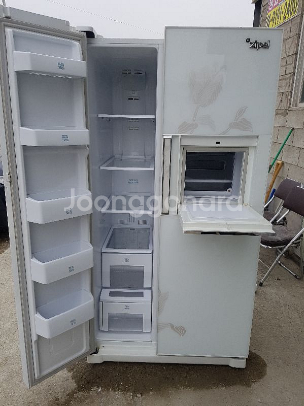 지펠740L양문향냉장고 A급 특수강화유리 최저가판--3