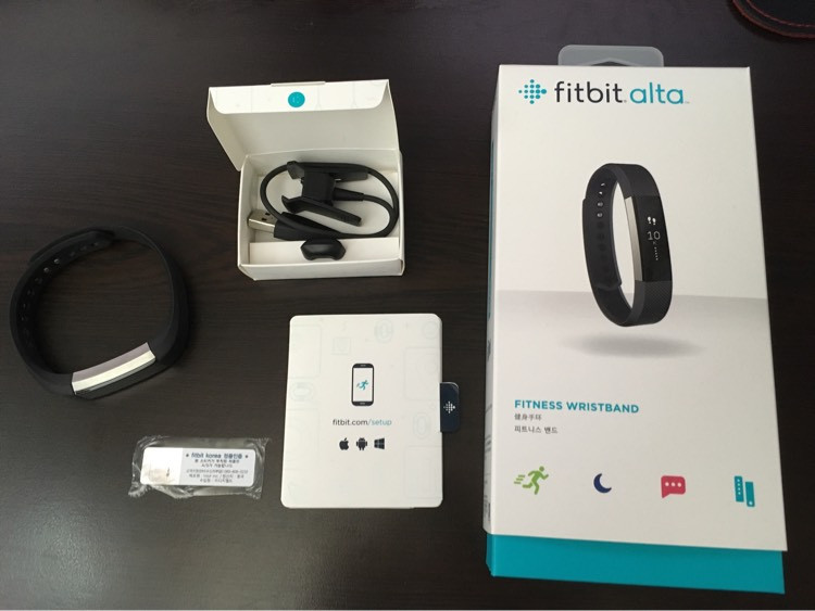 fitbit alta 블랙 팝니다. 이미지