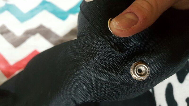 베르사체진 빅로고 누빔 자켓--3