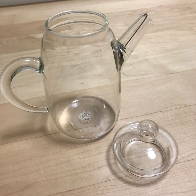 일본 투명유리 티포트 세트--3