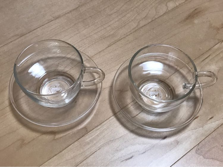 일본 투명유리 티포트 세트--4