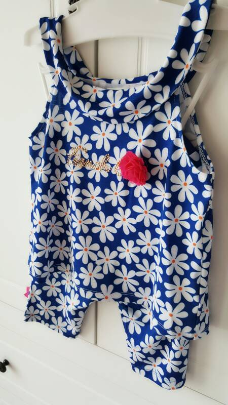 프렌치캣  꽃나염 블라우스&팬츠--2