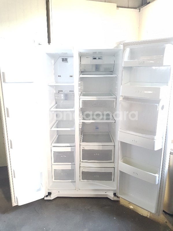 디오스670L급양문형냉장고 화이트 최저가에판매합니--4