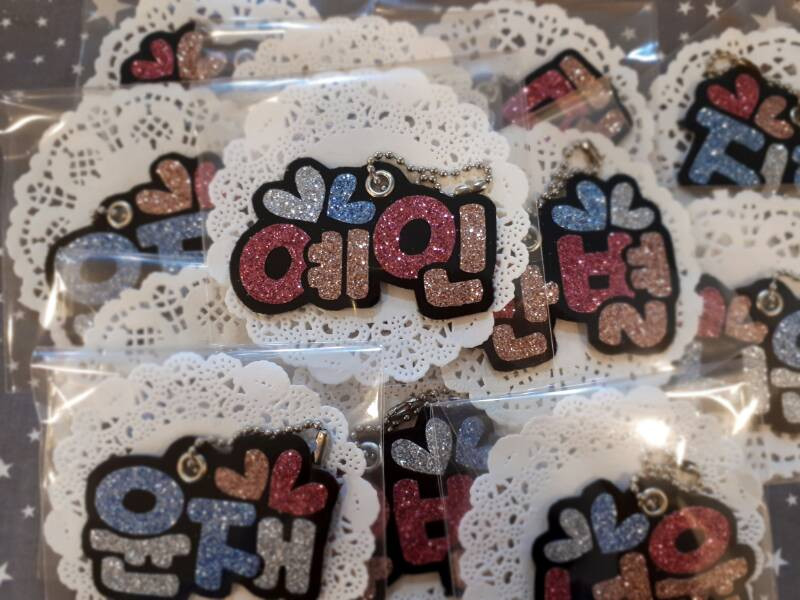 네임택 가방고리 생일답례 어린이집선물--1