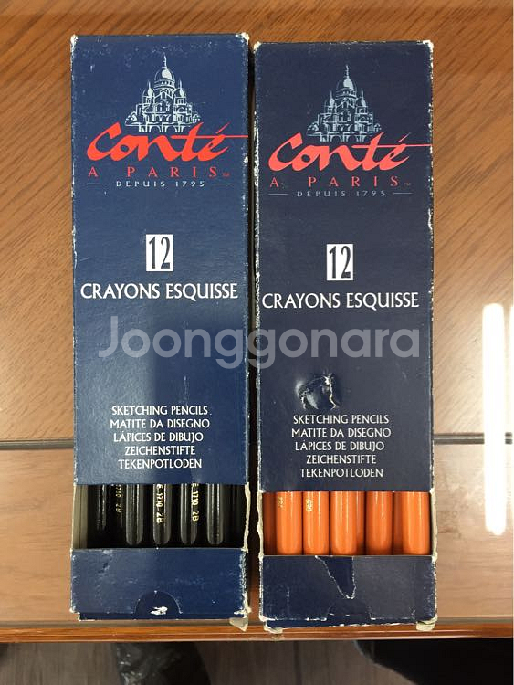 콘테 콩테 드파리스 크레용 뎃생 스케치--0