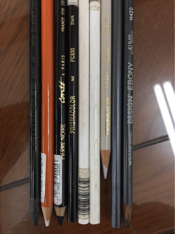 미술용품 연필 콩테 목탄 지우개 제도연필--3