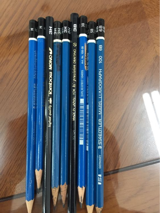 미술용품 연필 콩테 목탄 지우개 제도연필--5