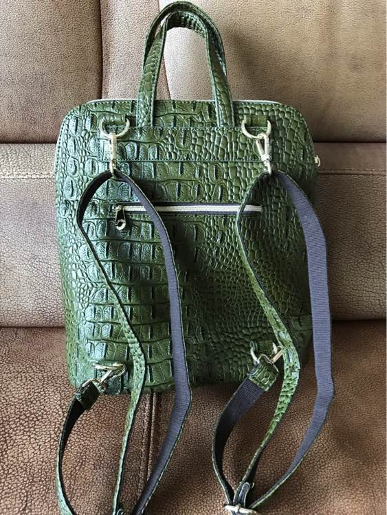 카키가죽가방🍀--2