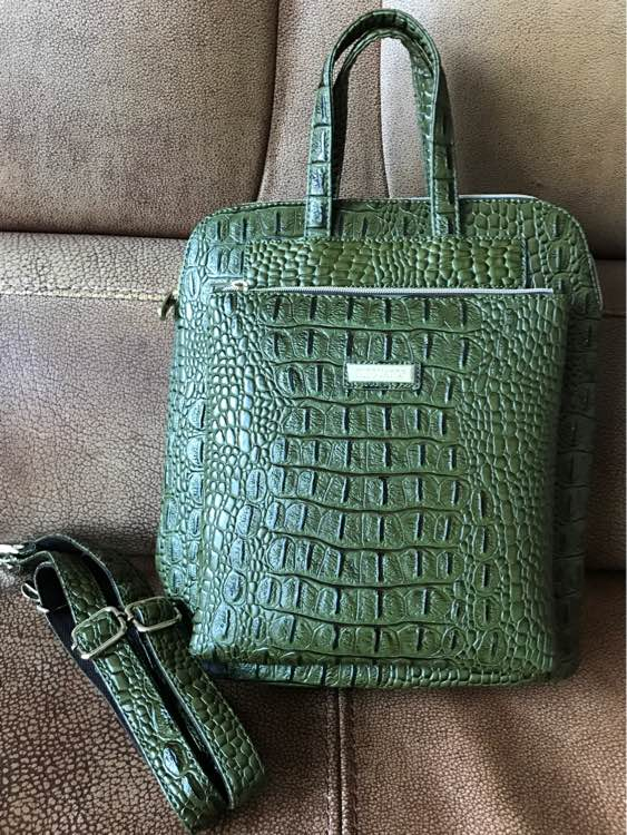 카키가죽가방🍀--3