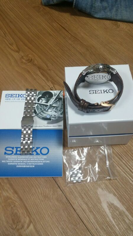 세이코 문페이즈 프리미어 시계--0