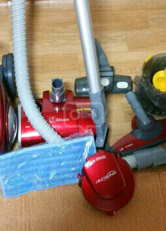 LG 싸이킹 스팀청소기 - 헤드가 3개 이미지