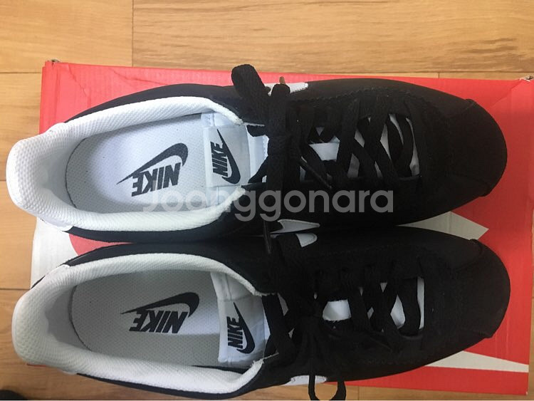 나이키 코르테즈 나일론 검흰 새상품265--5