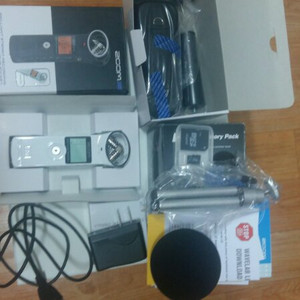 zoom h1 마이크+악세서리팩 팝니다