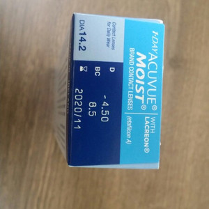 acuvue moist렌즈 팝니다.