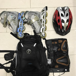 휠라 여성 인라인스케이트 245 (헬멧,가방,보호