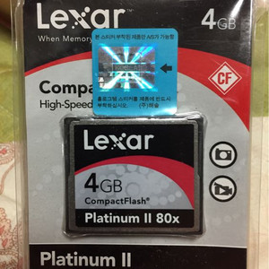 Lexar 4GB CompactFlash plat