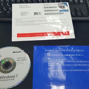 윈도우7  프로페셔널 64비트 시디팝니다(한글)