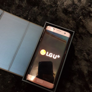 U+갤럭시S7엣지32G 로즈골드 풀박 판매