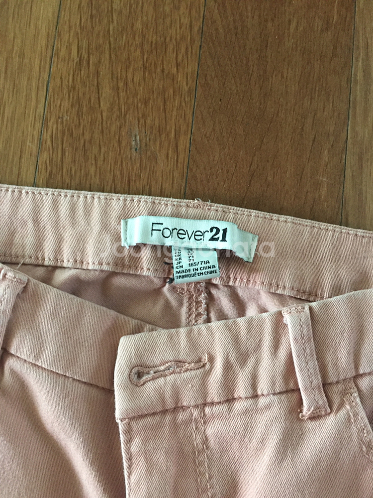 Forever 21 인디언핑크진--1