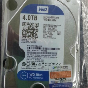 wd40ezrx WD Blue 4TB 미개봉 새제