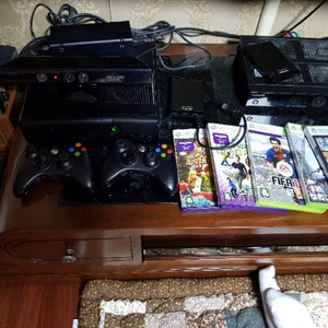 xbox360 473GB+kinect+무선컨트롤러
