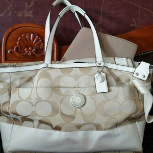 코치 Coach F19202 시그니쳐백 기저귀가방