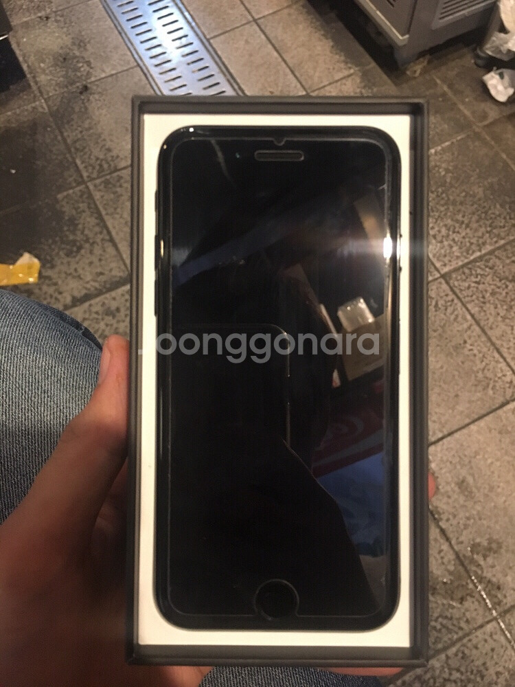 *****아이폰7 제트블랙 128GB 4일사용 A--1