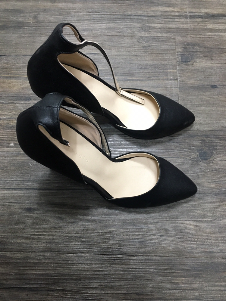 0618studio 블랙 발목스트랩스틸레토하이힐2 이미지