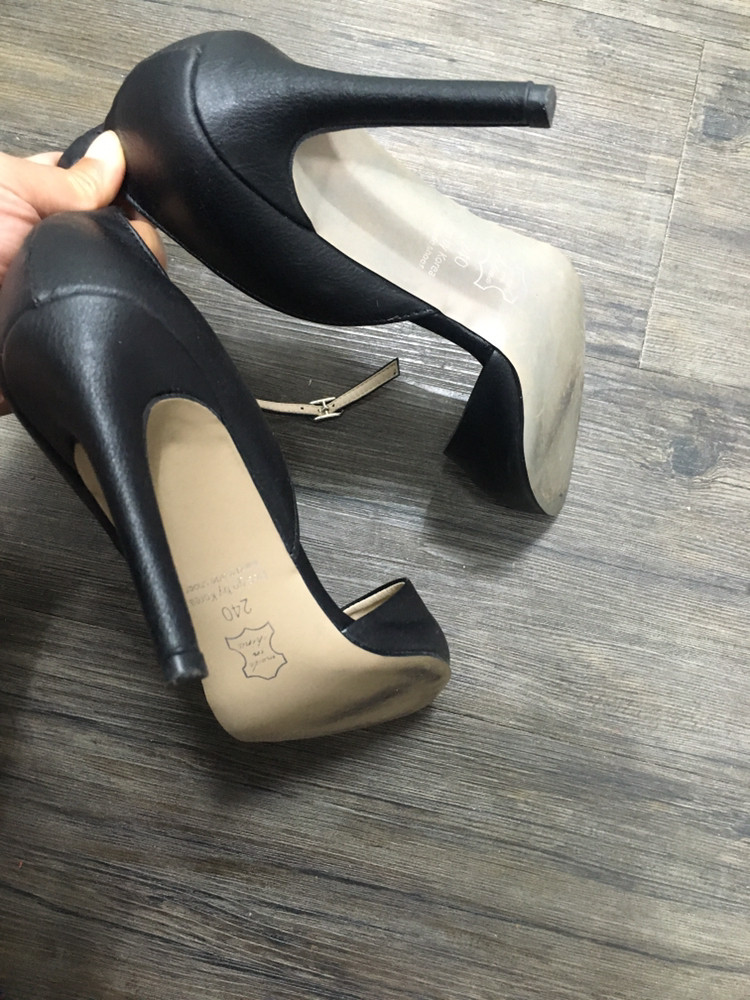 0618studio 블랙 발목스트랩스틸레토하이힐2 이미지