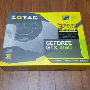 ZOTAC 지포스 GTX1060 MINi D5 3