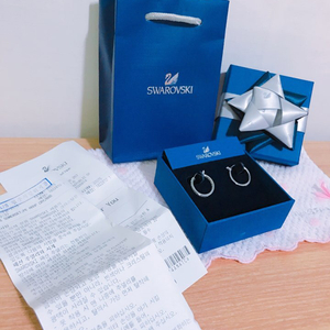 SWAROVSKI 스와로브스키 링 귀걸이 1172