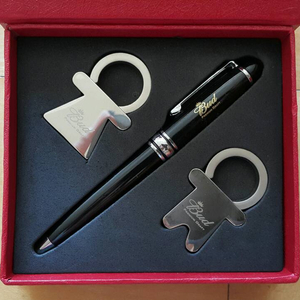 미사용 Bud 미니펜과 열쇠고리 세트
