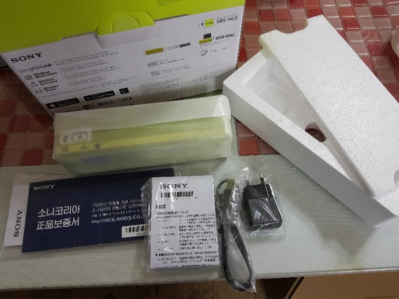 소니 블루투스 스피커 SRS-HG1 개봉 미사용제--1