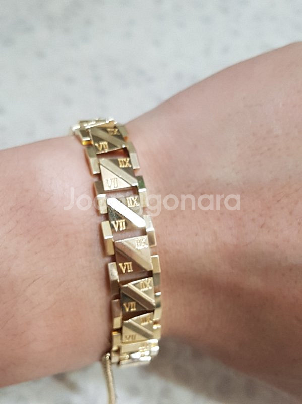 18k 로마 금팔찌 팝니다.--1